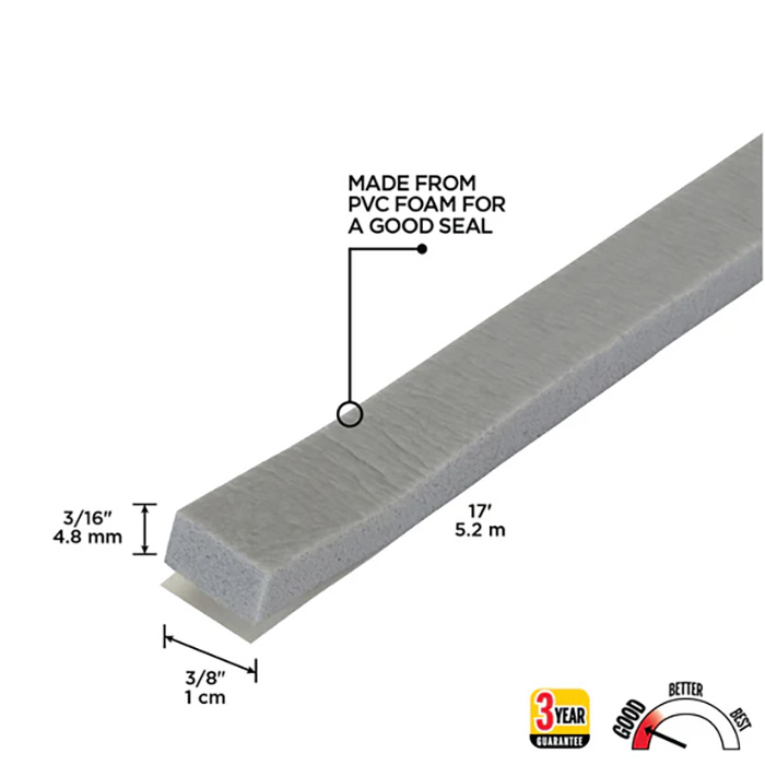 Closed Cell Vinyl Foam Tape - 3/16