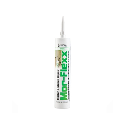 Sascho Mor-Flexx Mortar & Stucco Repair Caulk - White, 10.5oz Tube