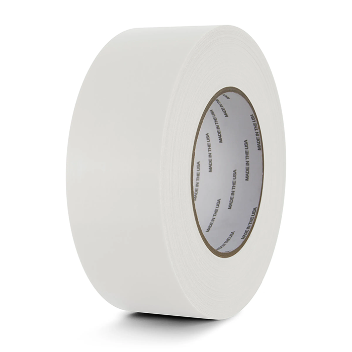 White 9 Mil Polyethylene Film Sealing Tape - 3.75