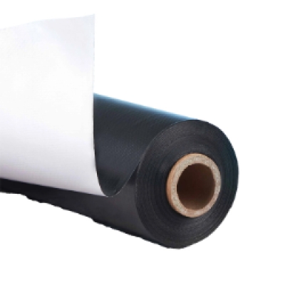 Reinforced Vapor Barrier - 8 Mil - Black/White - 4' x 100' Roll
