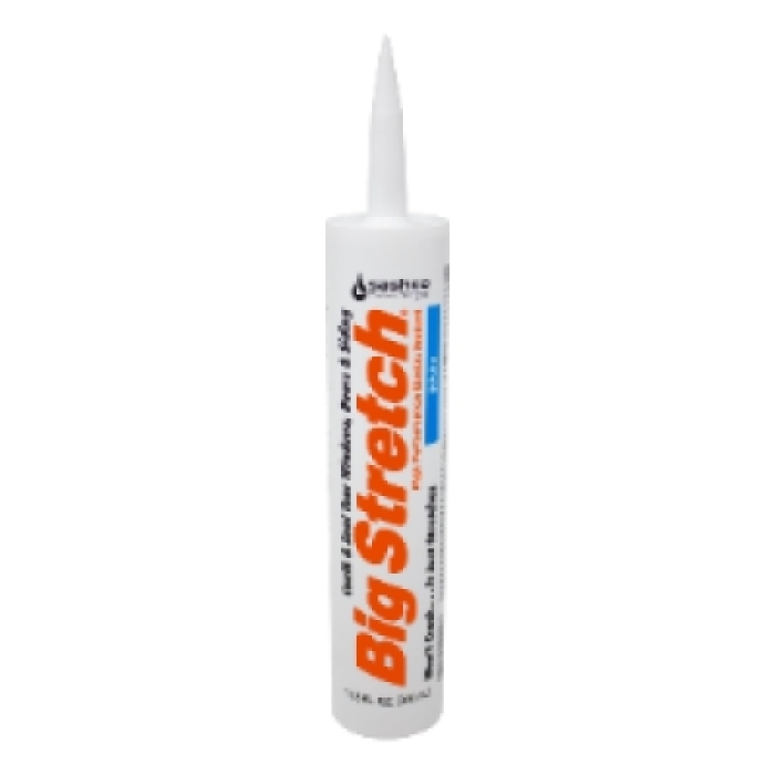Sashco Big Stretch Elastomeric Caulk – Almond, 10.5 oz Tube