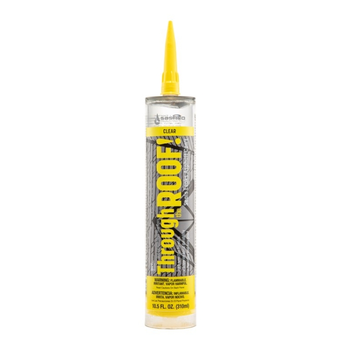 Sashco Through the Roof! White Roof Sealant – 10.5 oz Tube